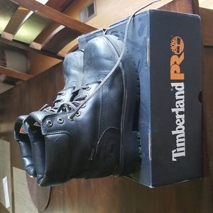 Men's Timberland pro boots, 6", soft toe, waterproof